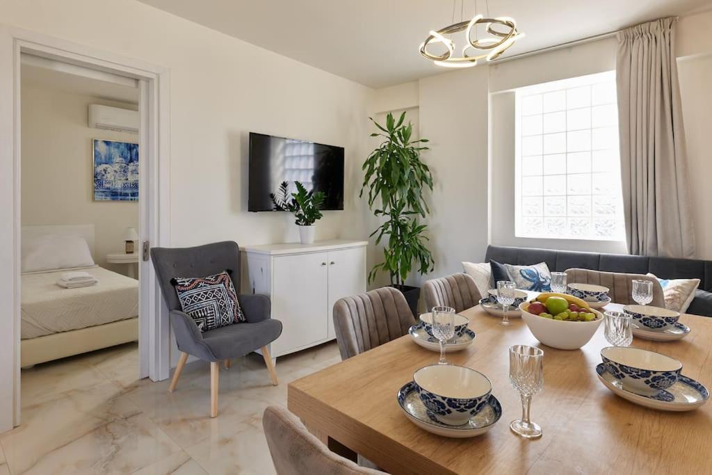 New Cozy In Crete Coast With Pool And Dining Area Apartment Magnisia