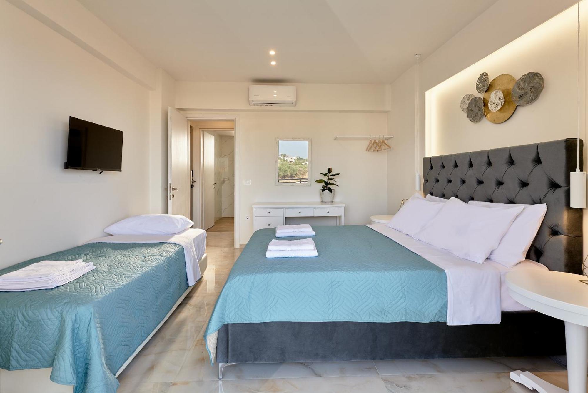 New Cozy In Crete Coast With Pool And Dining Area Magnisia