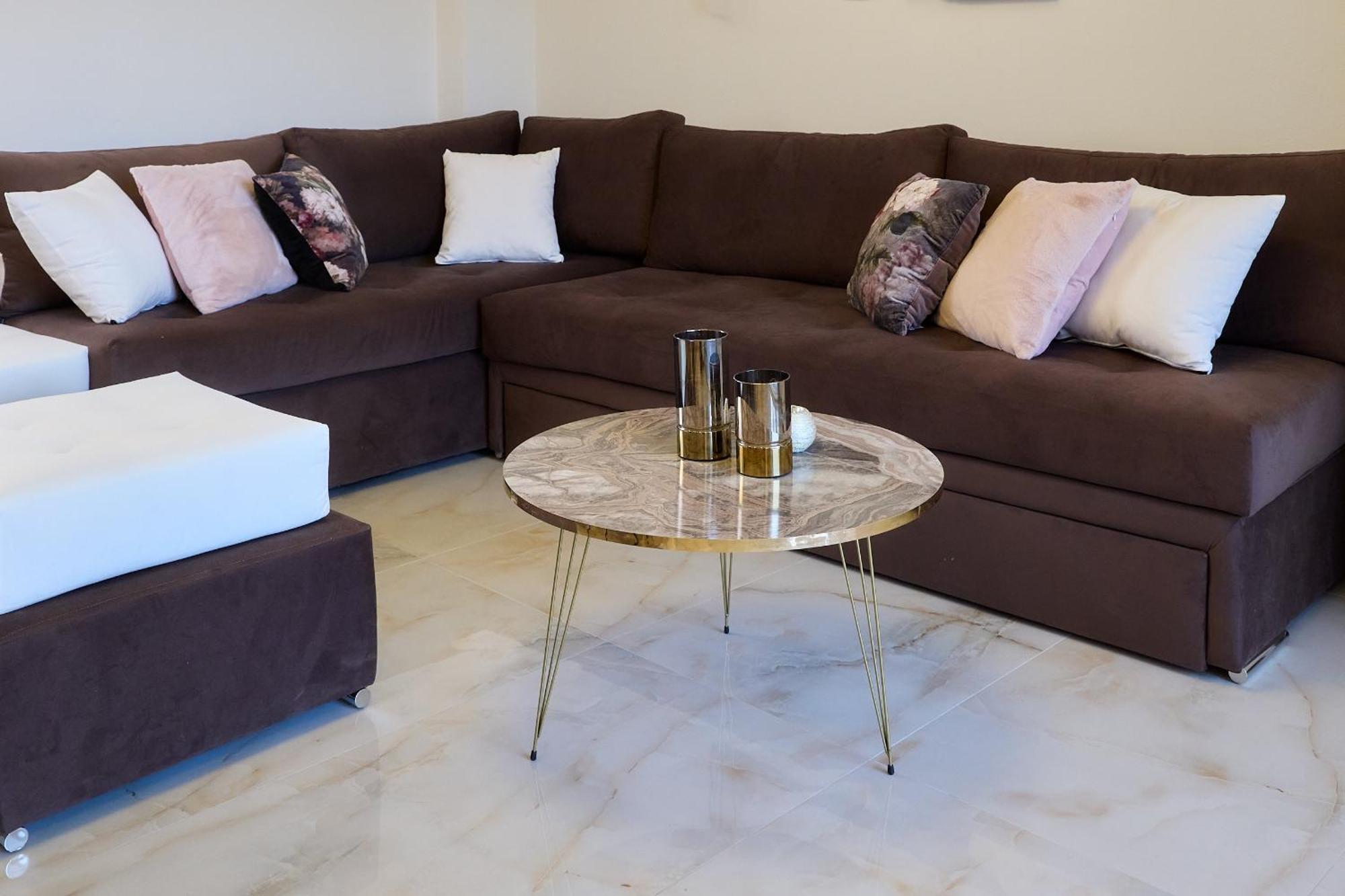 New Cozy In Crete Coast With Pool And Dining Area Apartment Magnisia