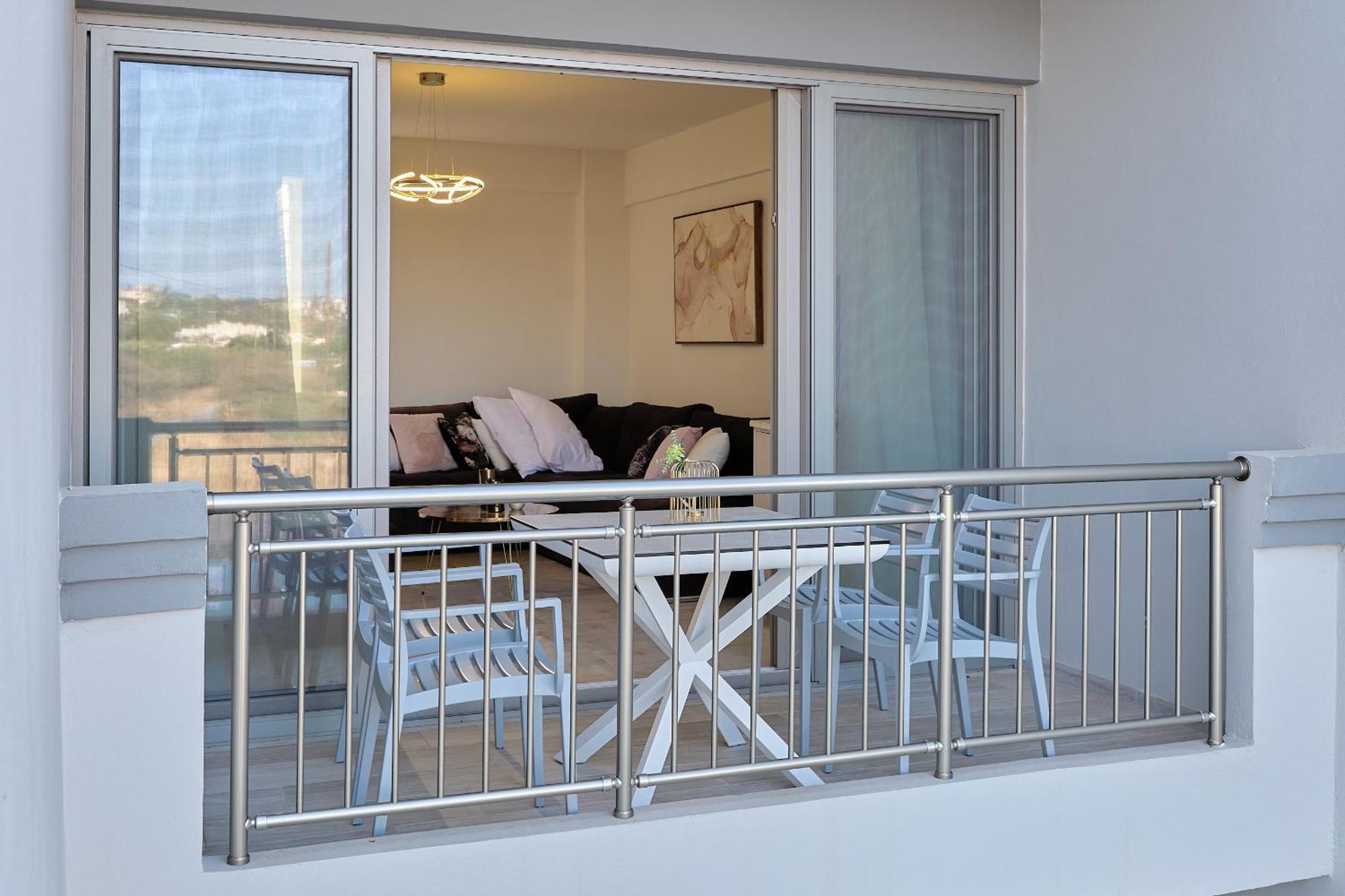 Apartment New Cozy In Crete Coast With Pool And Dining Area *