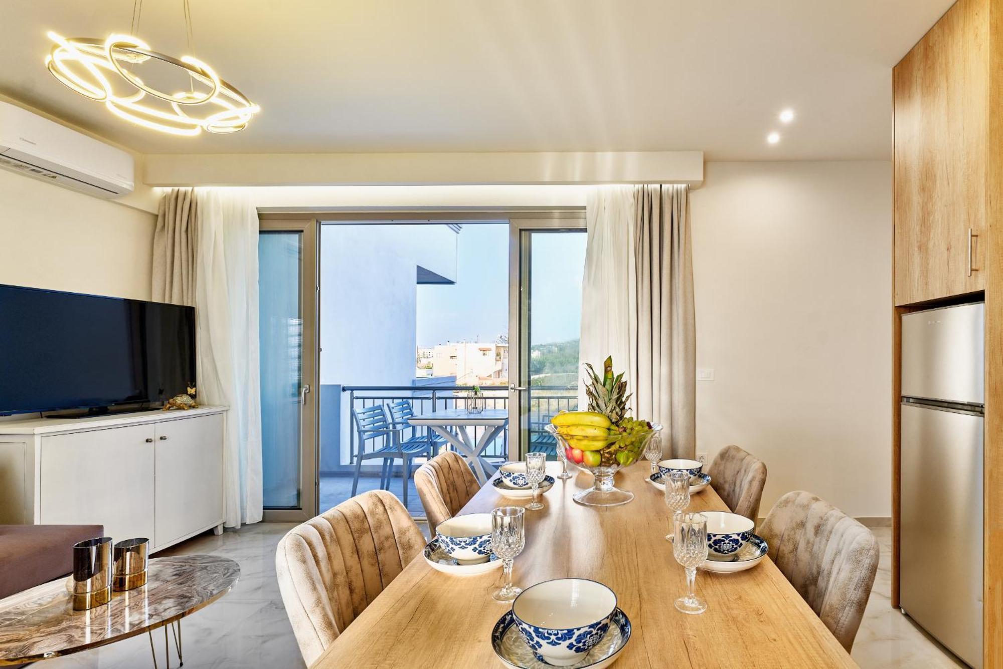 New Cozy In Crete Coast With Pool And Dining Area *